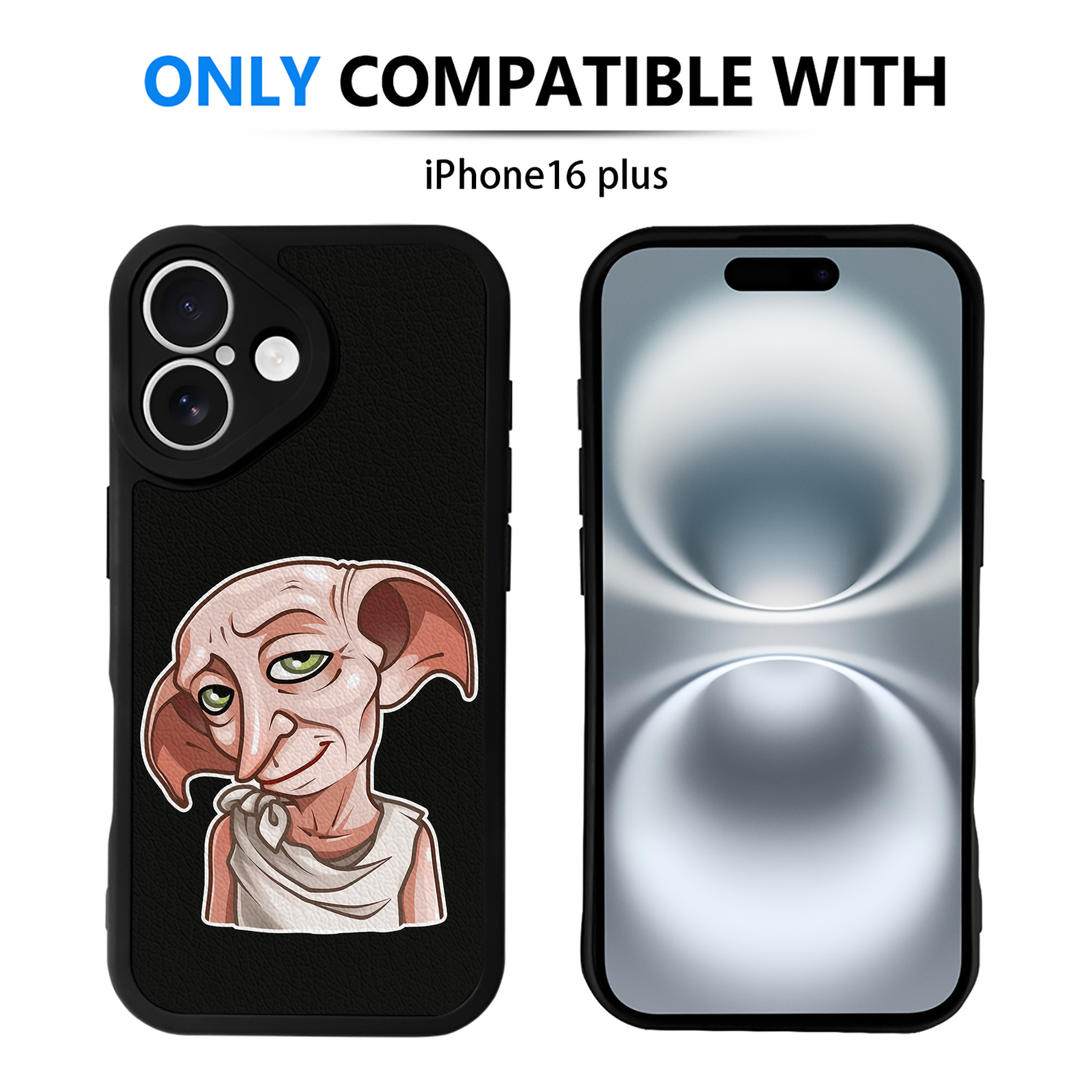 （画像用） Harry Potter ハリー・ポッターシリーズ 【iPhone 16シリーズ対応】シリコンスマホケース（レザー調） 材質：シリコン